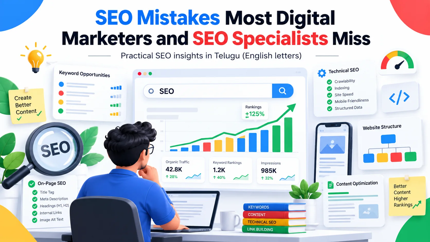 8 SEO Mistakes Most Digital Marketers and SEO Specialists Miss in 2027 - Telugu Guide