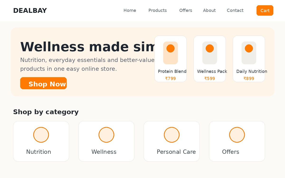 Dealbay website screenshot