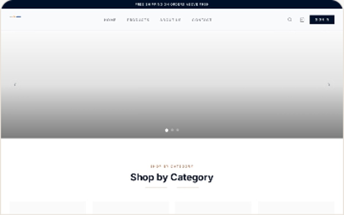 Shivamani Supermarket website screenshot