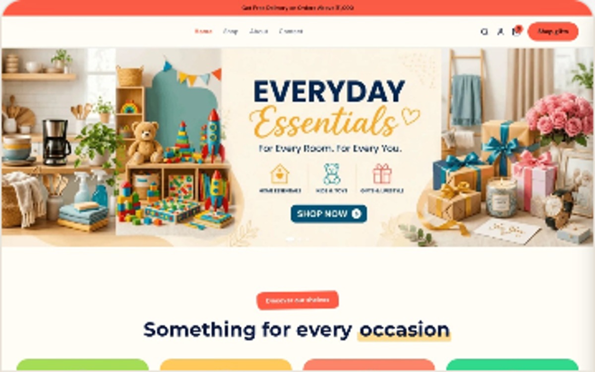 Unique Gift World website screenshot